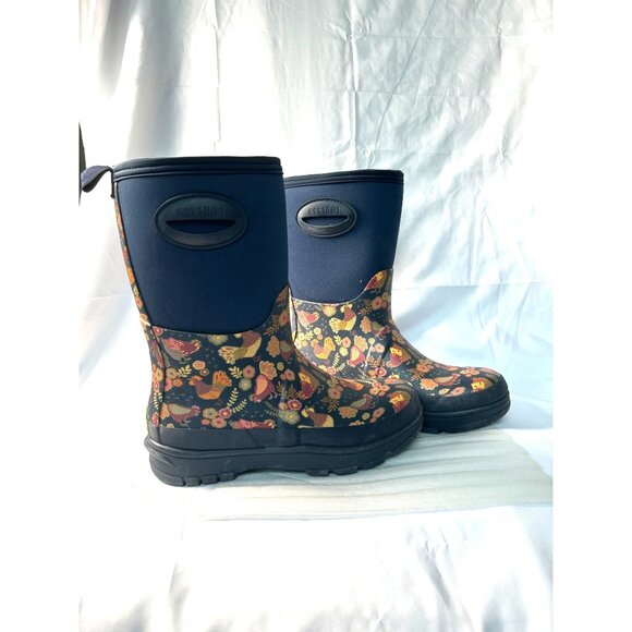 Western Chief Womens Birds Of A Feather Rain Boots 10 M US Neoprene Rated -20°F - Picture 1 of 10